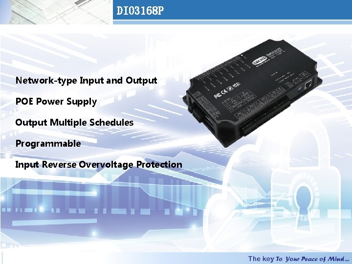 DIO 3168 P Network-type Input and Output POE Power Supply Output Multiple Schedules Programmable