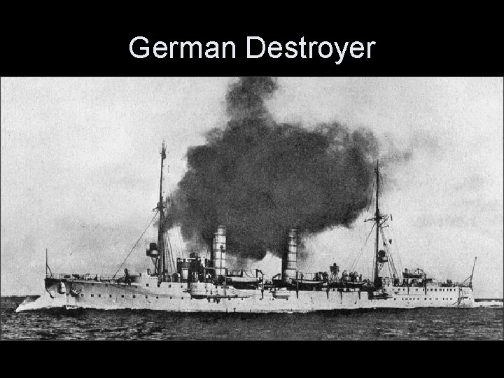 German Destroyer 