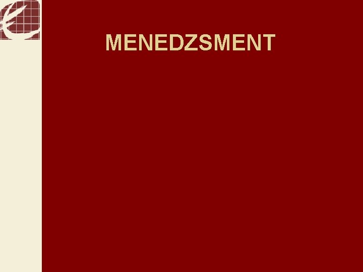 MENEDZSMENT 