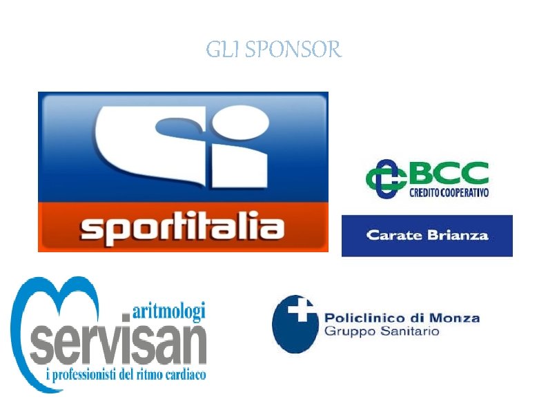 GLI SPONSOR 