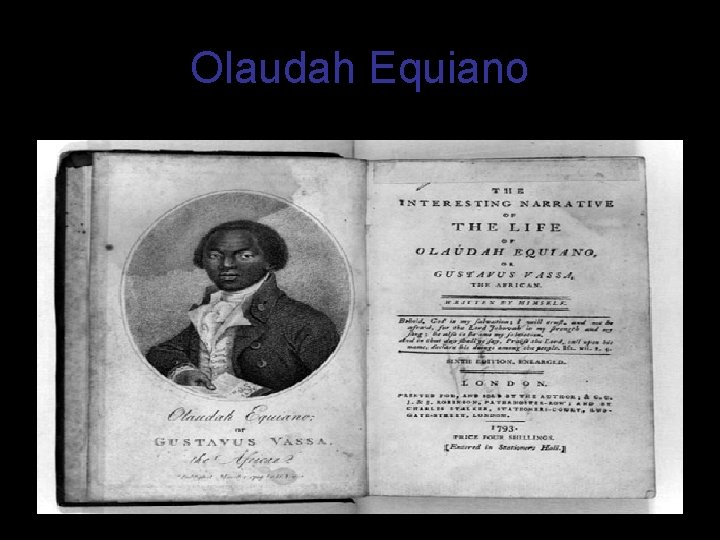 Olaudah Equiano 