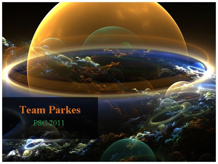 Team Parkes PSC 2011 