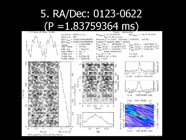 5. RA/Dec: 0123 -0622 (P =1. 83759364 ms) 