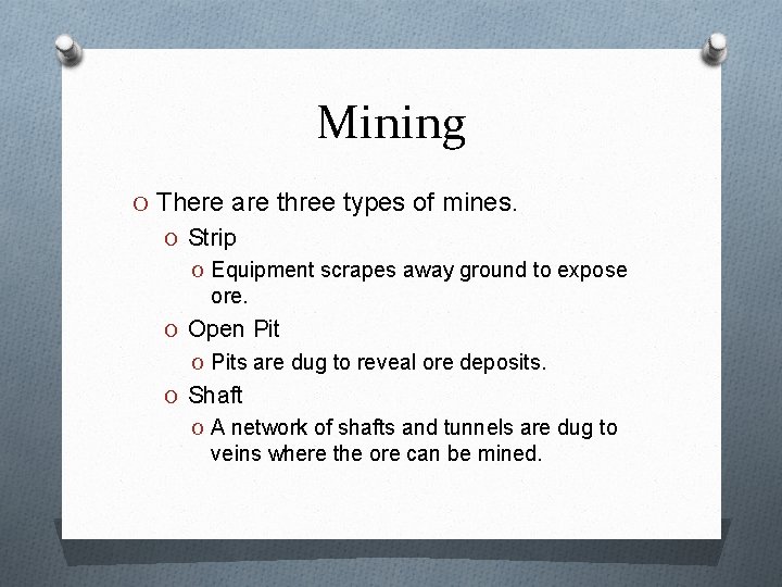 Minerals Using Mineral Resources The Uses of Minerals