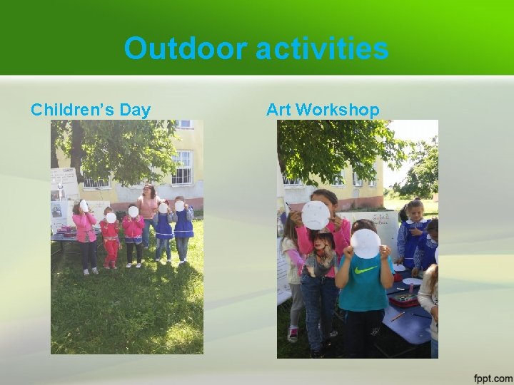 Outdoor activities Children’s Day Art Workshop 