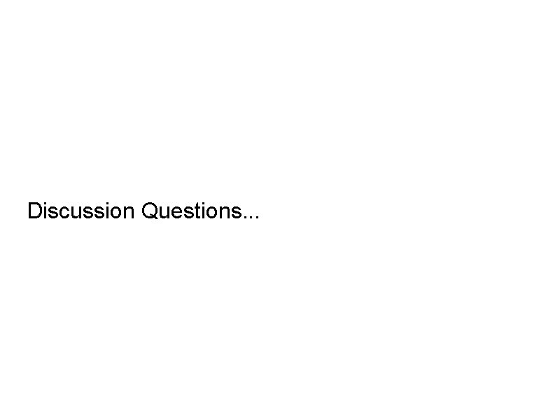 Discussion Questions. . . 