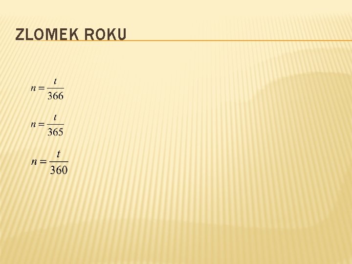 ZLOMEK ROKU 