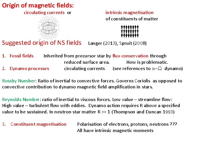 Origin of magnetic fields: circulating currents or intrinsic magnetisation of constituents of matter Suggested