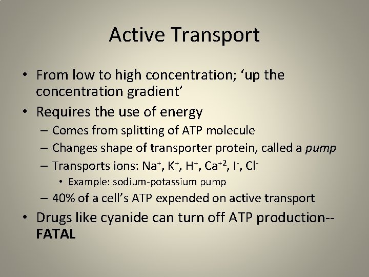 Cells Chapter 3 Generalized View of the Cell