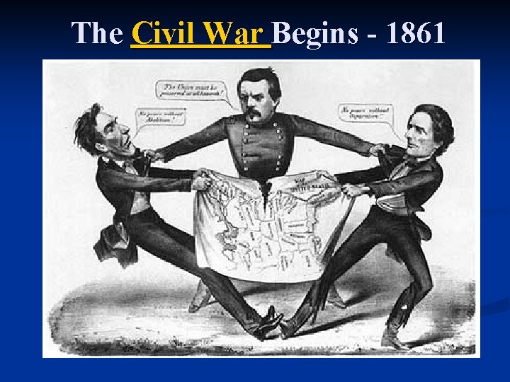 The Civil War Begins - 1861 