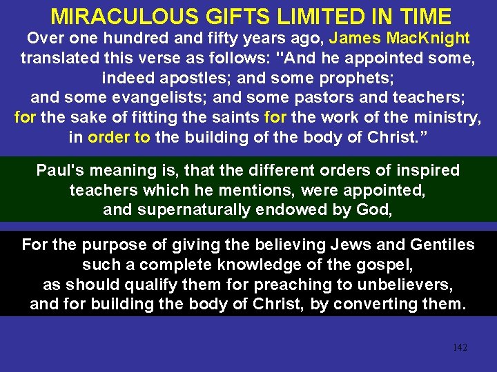 MIRACULOUS GIFTS LIMITED IN TIME Over one hundred and fifty years ago, James Mac.