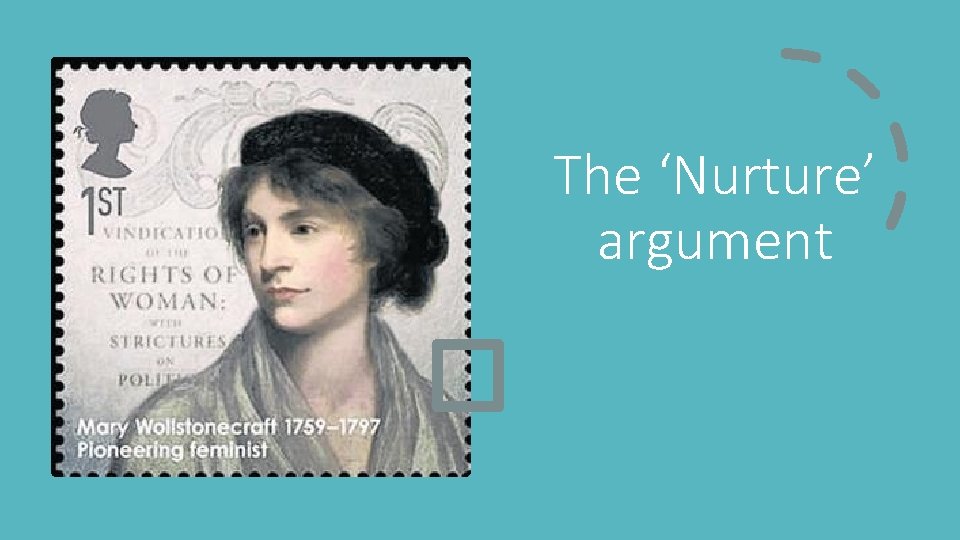 The ‘Nurture’ argument 