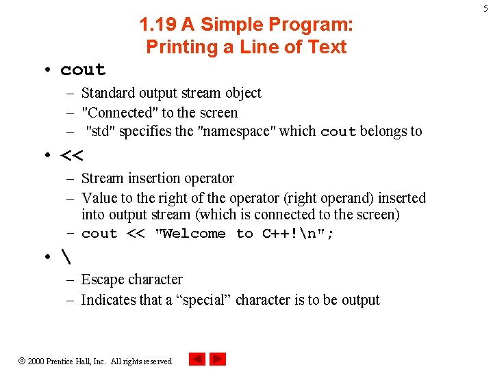 1 C structuredprocedural language and C objectoriented language