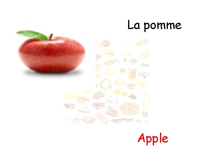 La pomme Apple 