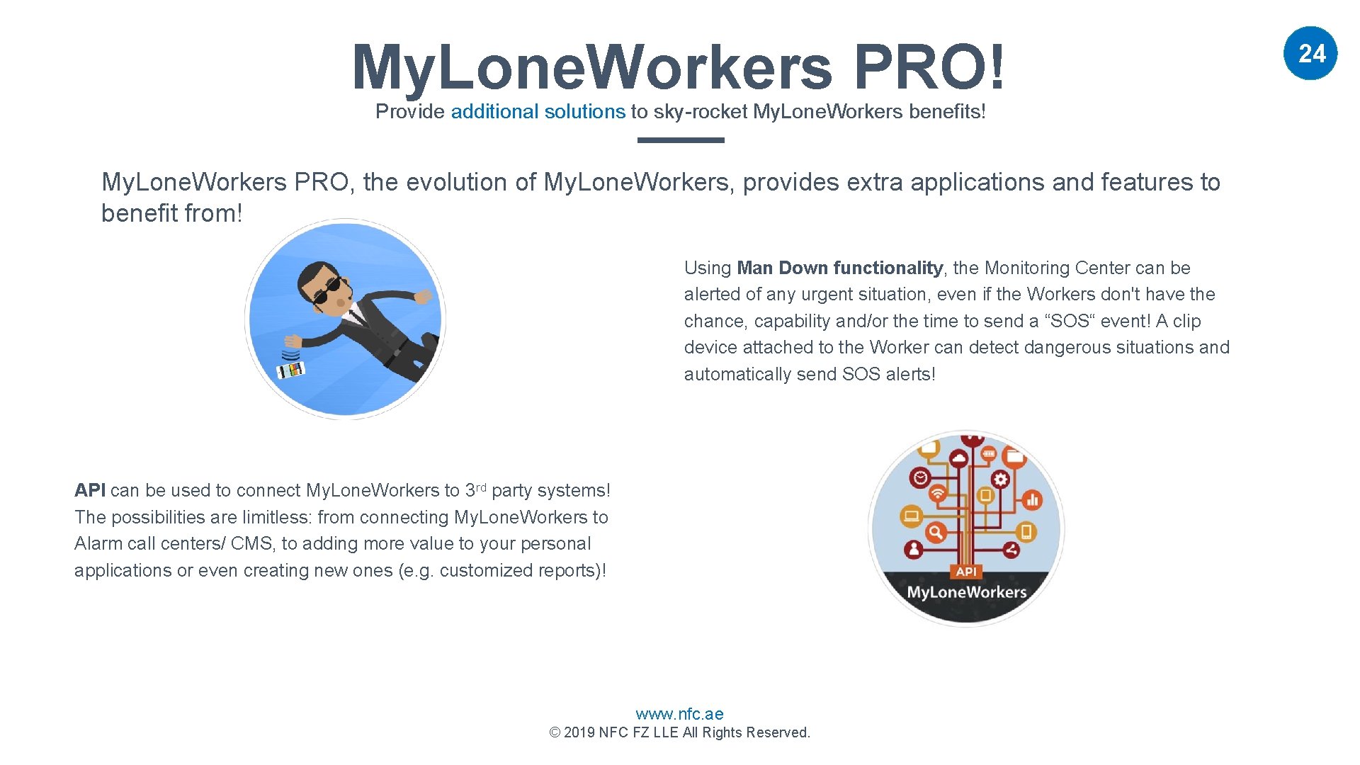 My. Lone. Workers PRO! Provide additional solutions to sky-rocket My. Lone. Workers benefits! My.