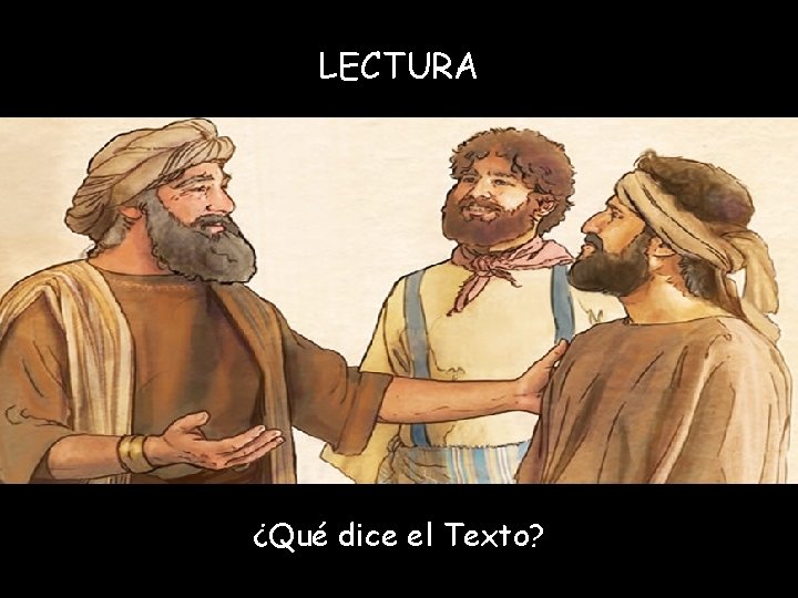 LECTURA ¿Qué dice el Texto? 