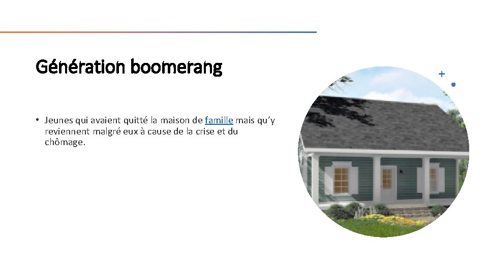 Génération boomerang • Jeunes qui avaient quitté la maison de famille mais qu’y reviennent