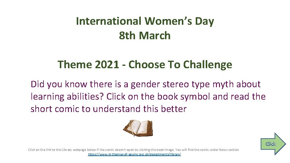 International Womens Day 8 th March Theme 2021