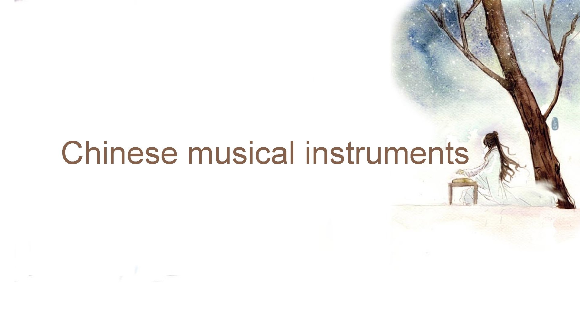 Chinese musical instruments 