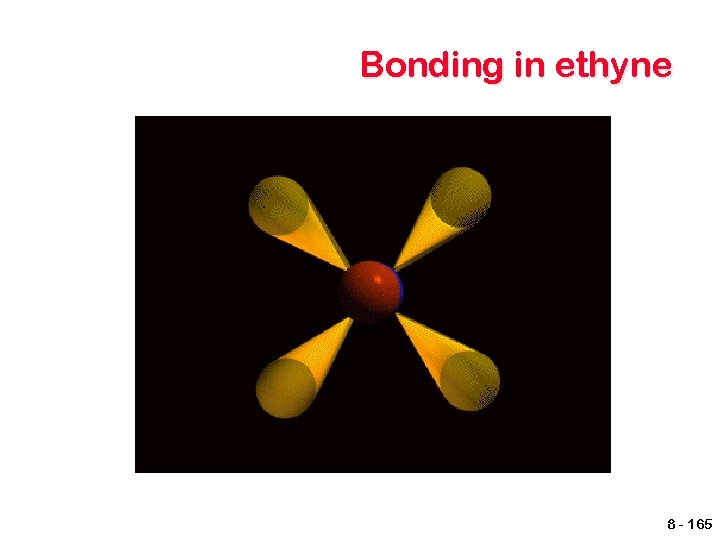 Bonding in ethyne 8 - 165 