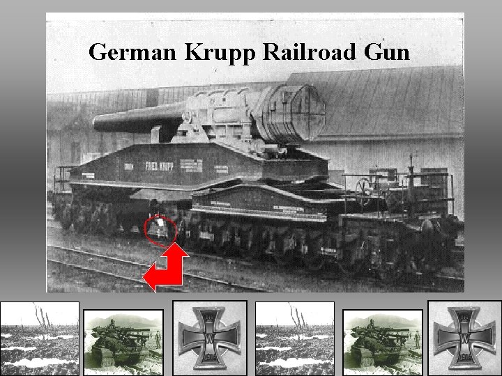 German Krupp Railroad Gun 