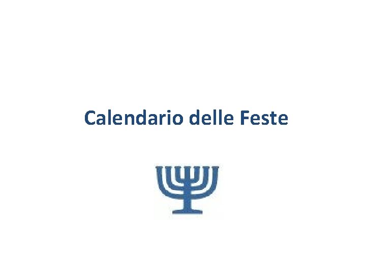 Calendario delle Feste 