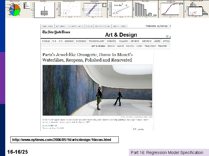 http: //www. nytimes. com/2006/05/16/arts/design/16 oran. html 16 -16/25 Part 16: Regression Model Specification 