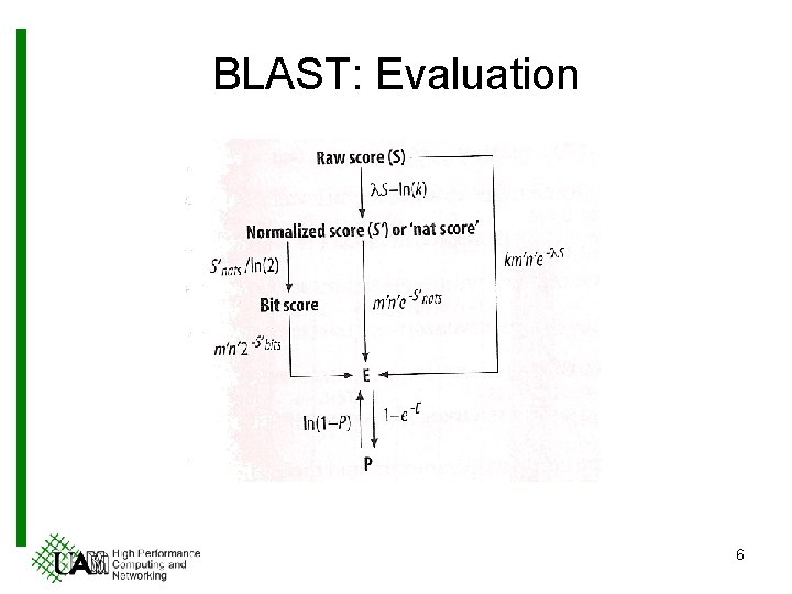 BLAST: Evaluation 6 