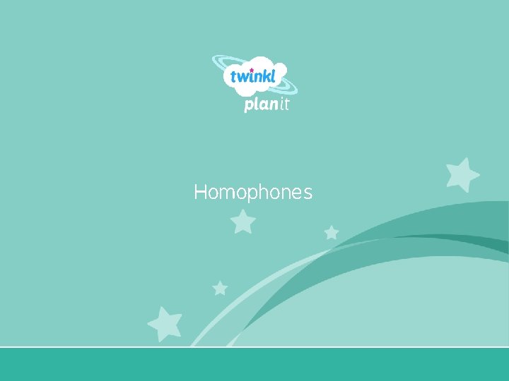 Homophones Year One 