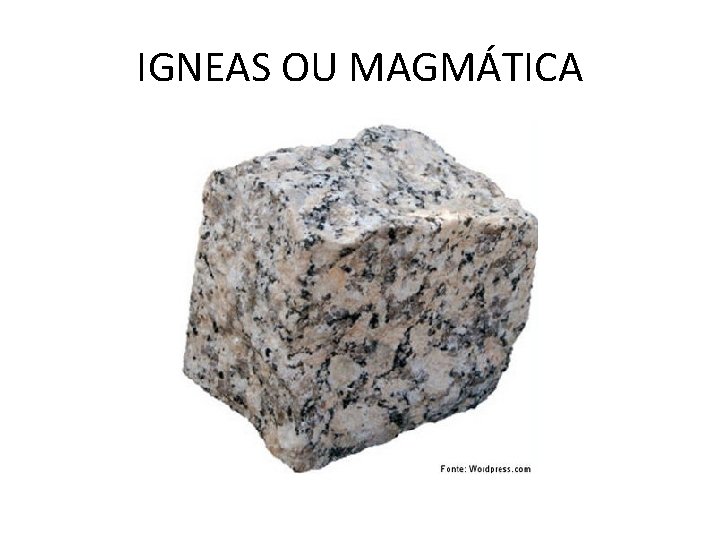 CINCIAS 6 ANO ROCHAS O QUE