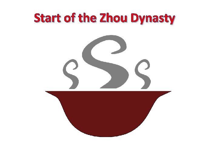 Start of the Zhou Dynasty 