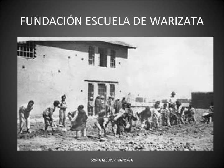 FUNDACIÓN ESCUELA DE WARIZATA SONIA ALCOCER MAYORGA 