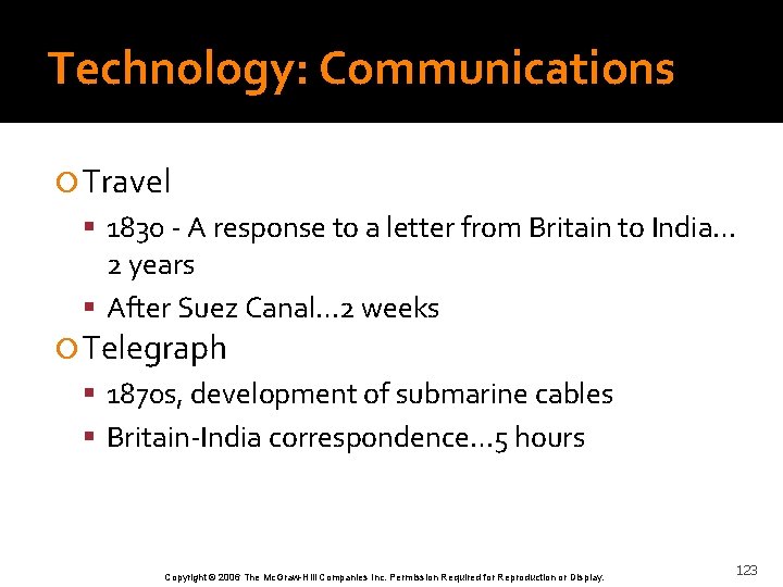 Technology: Communications Travel 1830 - A response to a letter from Britain to India…