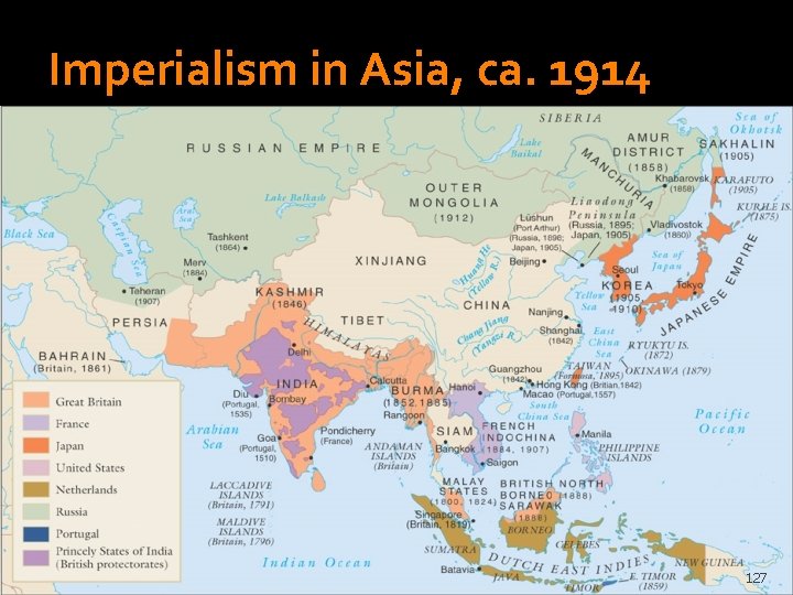 Imperialism in Asia, ca. 1914 Copyright © 2006 The Mc. Graw-Hill Companies Inc. Permission