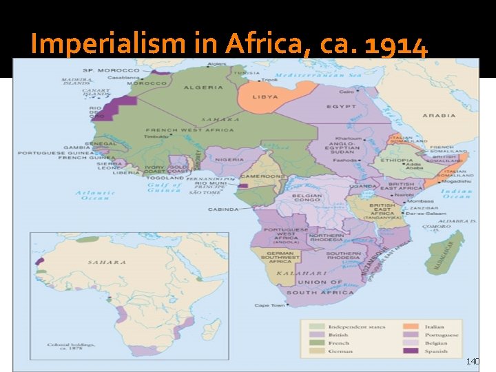 Imperialism in Africa, ca. 1914 Copyright © 2006 The Mc. Graw-Hill Companies Inc. Permission