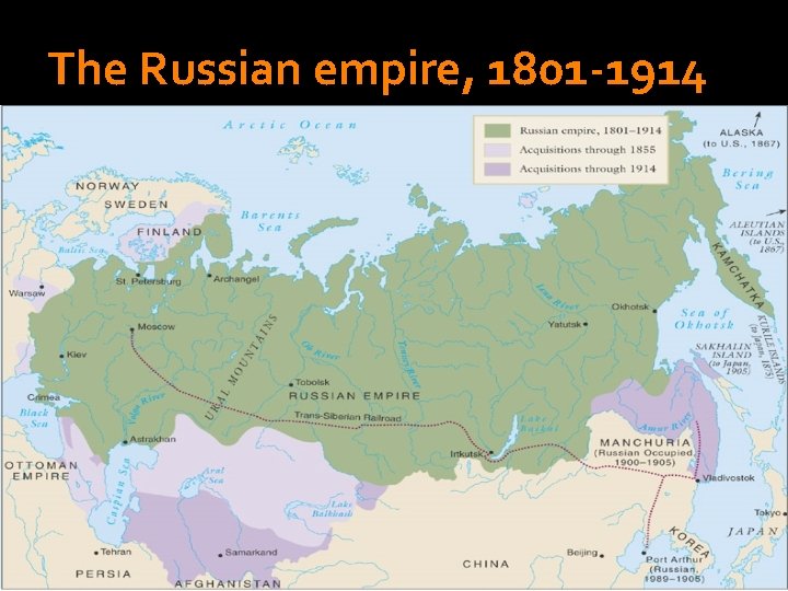 The Russian empire, 1801 -1914 Copyright © 2006 The Mc. Graw-Hill Companies Inc. Permission