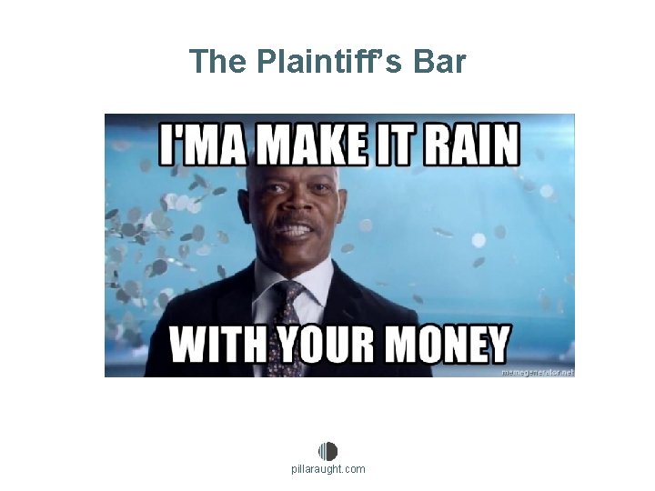 The Plaintiff’s Bar pillaraught. com 