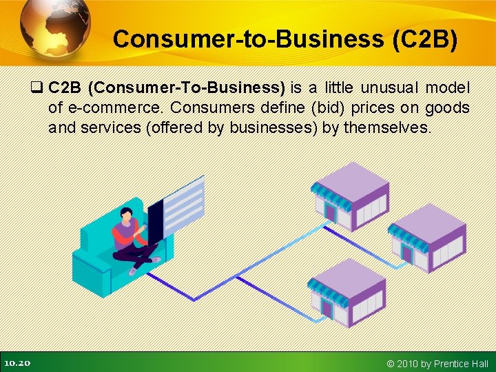 Consumer-to-Business (C 2 B) q C 2 B (Consumer-To-Business) is a little unusual model Consumer-to-Business (C 2 B) q C 2 B (Consumer-To-Business) is a little unusual model