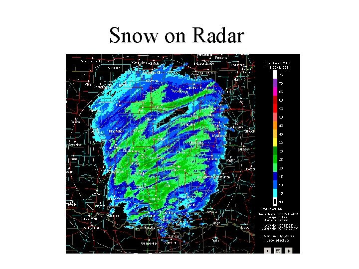 Snow on Radar 