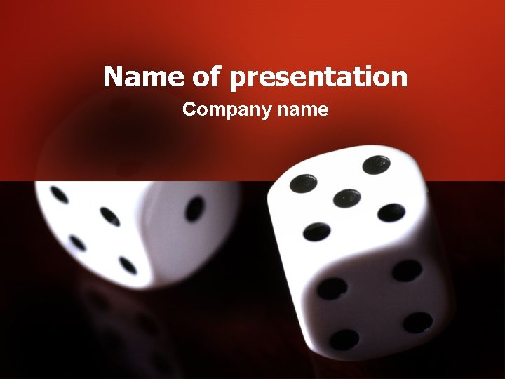 Name of presentation Company name 