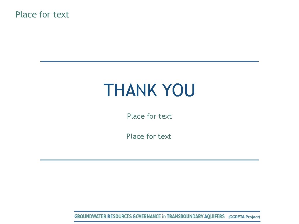 Place for text THANK YOU Place for text 