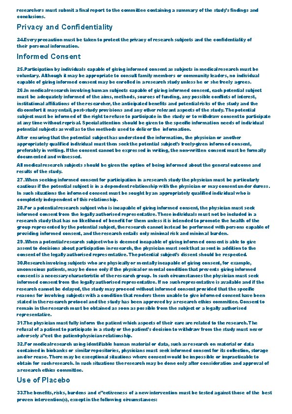 researchers must submit a final report to the committee containing a summary of the researchers must submit a final report to the committee containing a summary of the