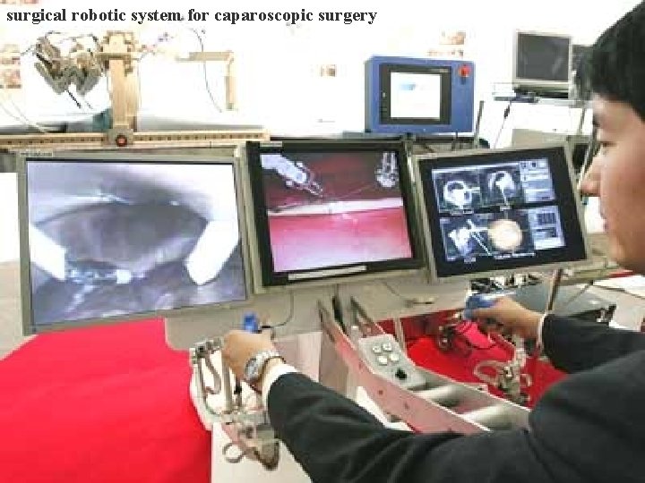 surgical robotic system for caparoscopic surgery 
