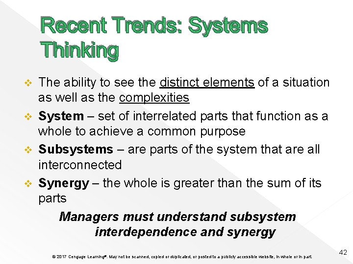 The ability to see the distinct elements of a situation as well as the