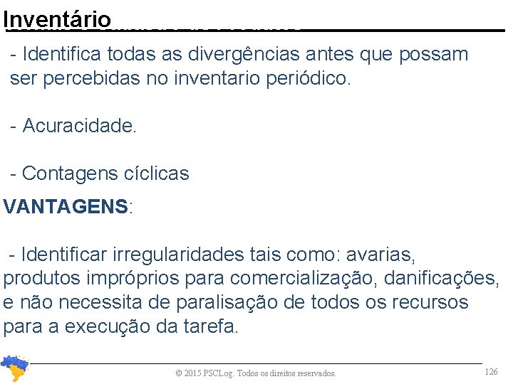 Inventário Normas e Cadastro de Produtos - Identifica todas as divergências antes que possam