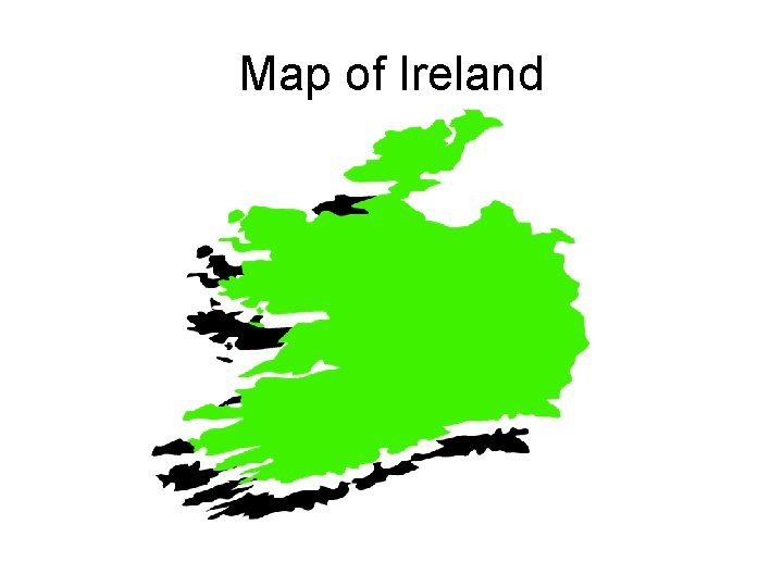 Map of Ireland 