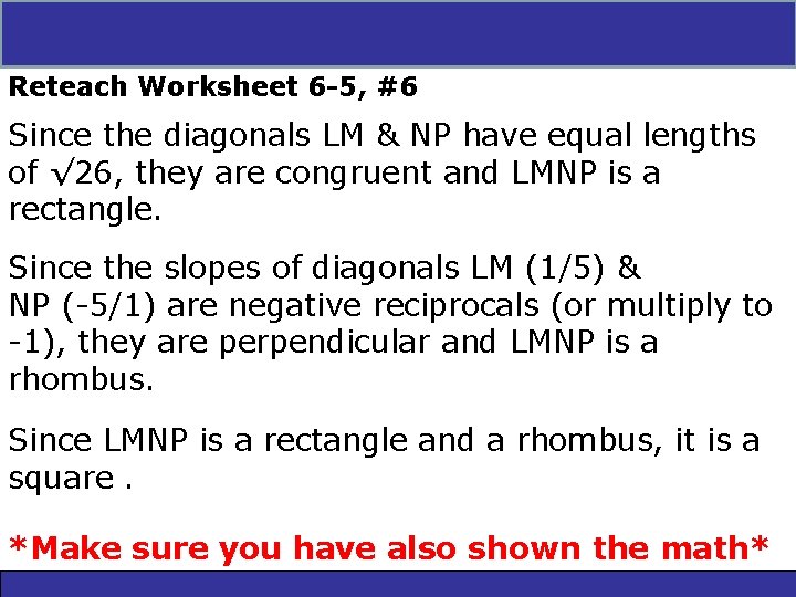7 -3 Triangle Similarity: AA, SSS, and SAS Reteach Worksheet 6 -5, #6 Since 7 -3 Triangle Similarity: AA, SSS, and SAS Reteach Worksheet 6 -5, #6 Since