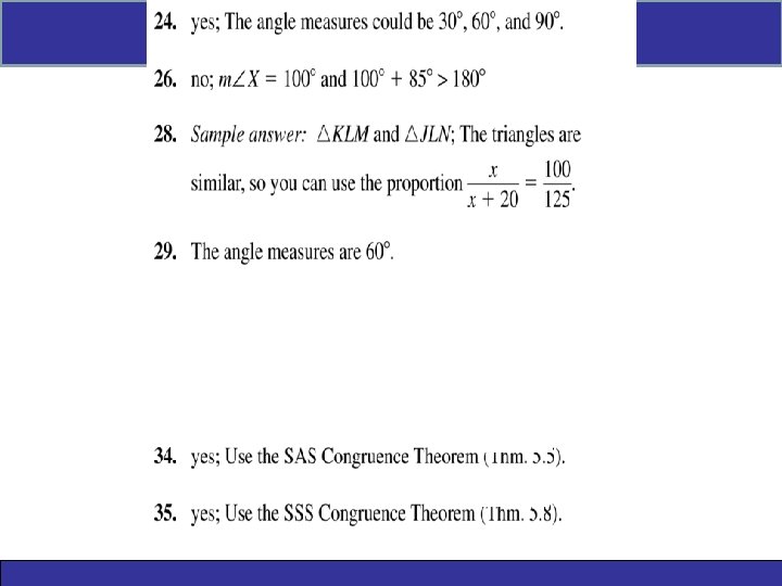 7 -3 Triangle Similarity: AA, SSS, and SAS Holt Geometry 7 -3 Triangle Similarity: AA, SSS, and SAS Holt Geometry