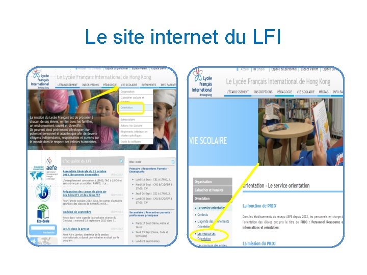 Le site internet du LFI 