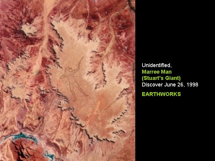 Unidentified, Marree Man (Stuart’s Giant) Discover June 26, 1998 EARTHWORKS 